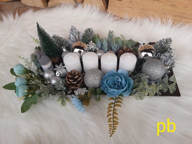 Adventný drevený podnos