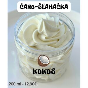 Šľahané maslo – kokos