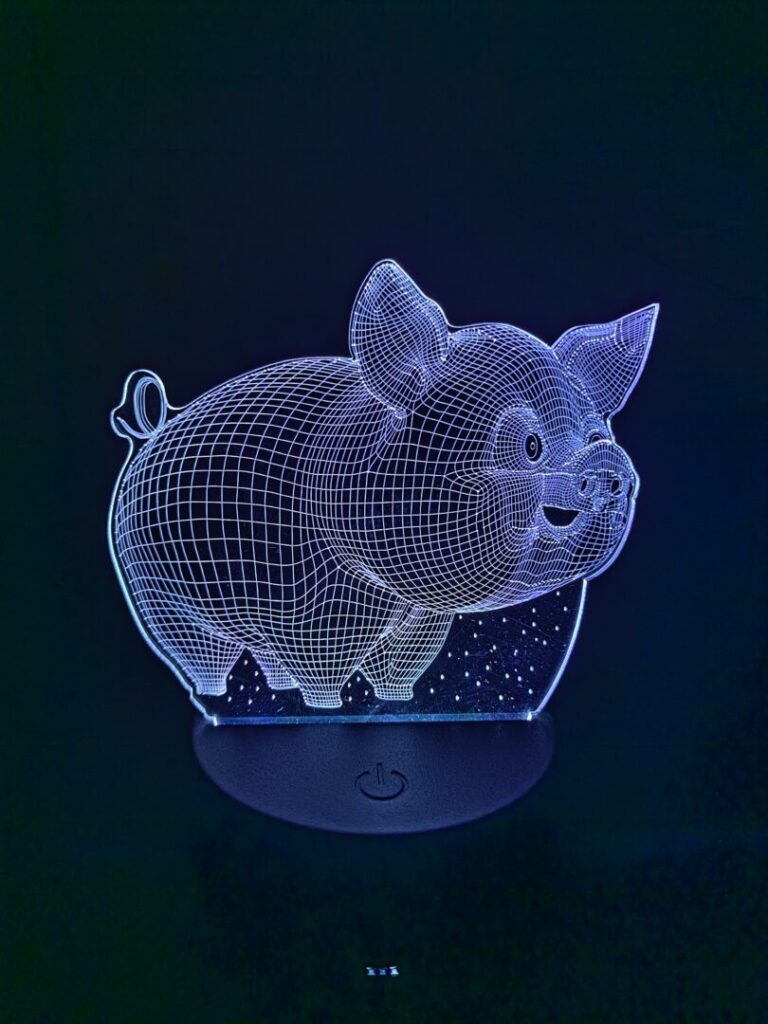 Lampička LED prasiatko