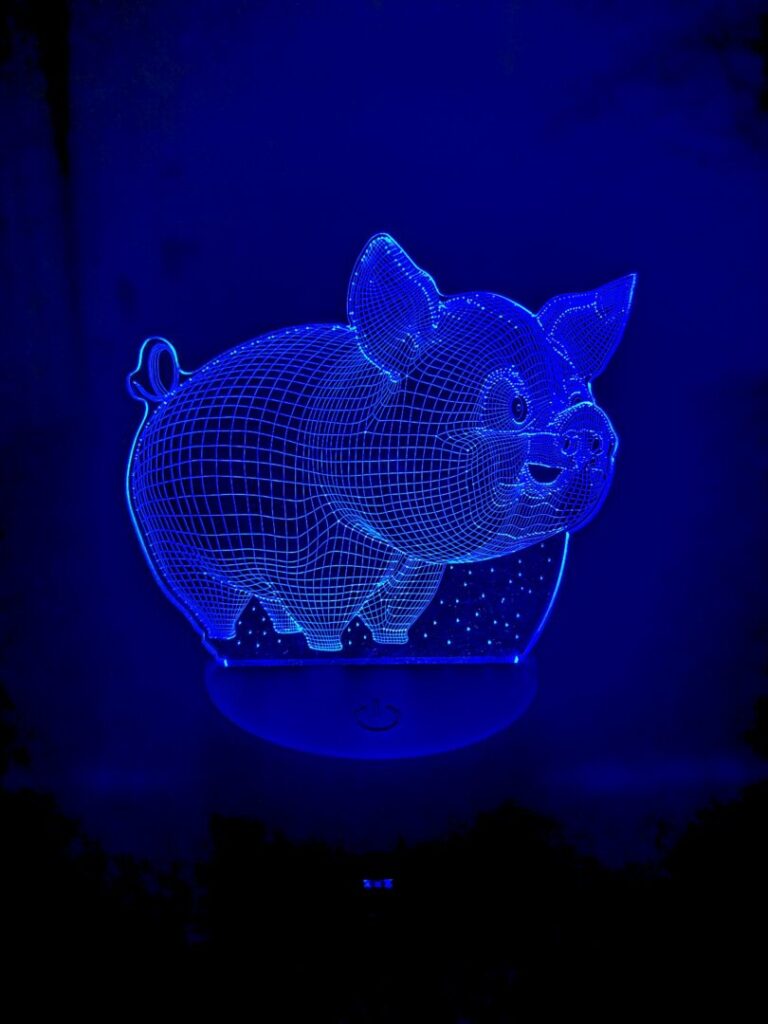 Lampička LED prasiatko
