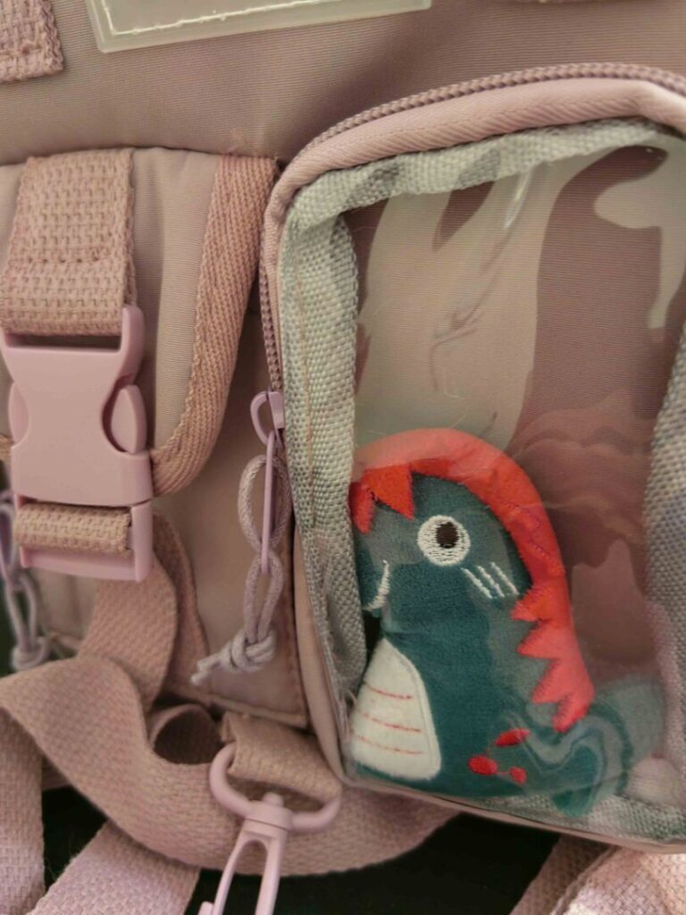 Taška s dinosaurom ružová - Tajred prvé rande