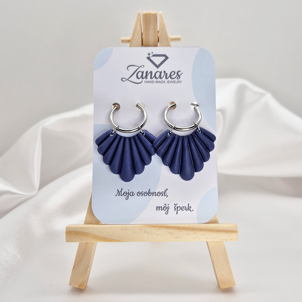 Náušnice Grace Navy Blue